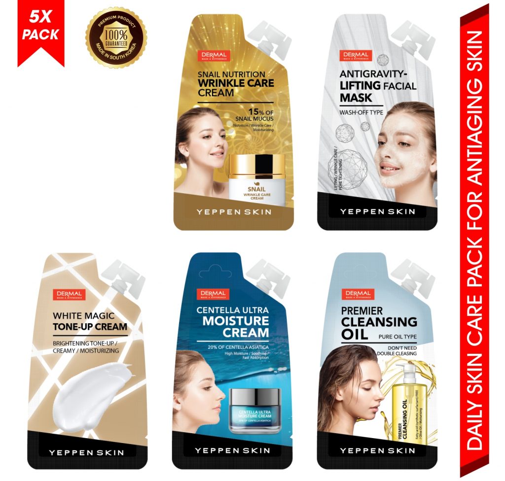 Dermal Yeppen Skin Daily Skin Care Pack for Anti aging - Dermal Face ...