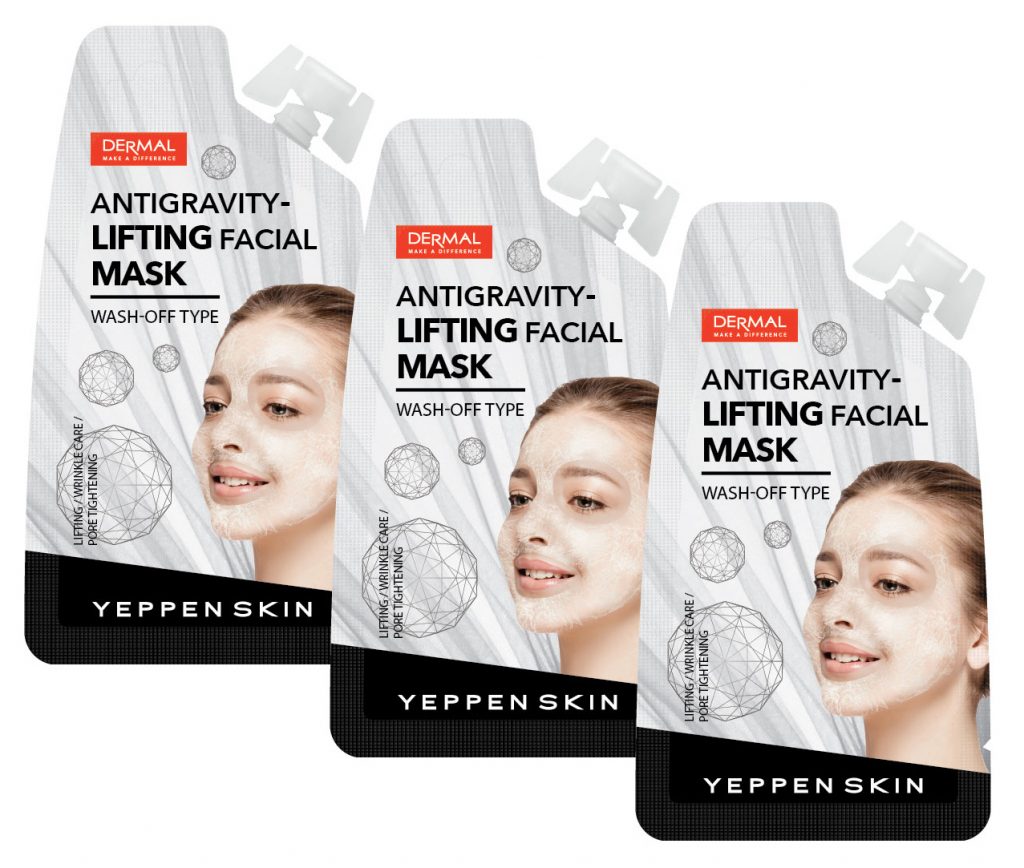 Dermal Yeppen Skin Antigravity Lifting Facial Mask Combo Pack Of 3 Dermal Face Mask Dermal